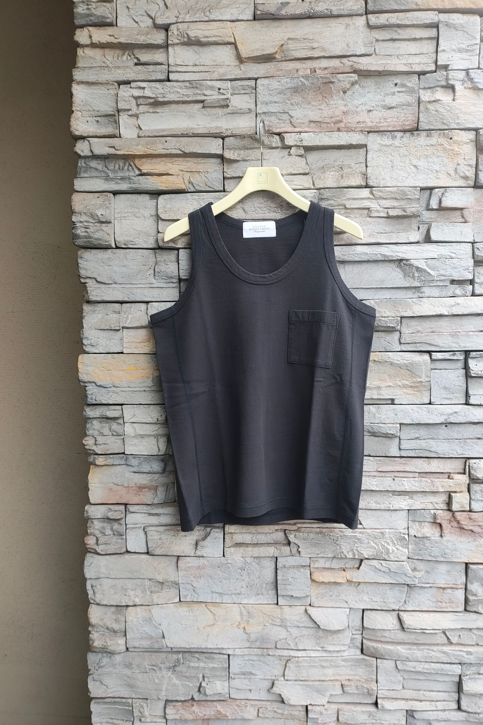 UNUSED - Tank top-BLACK- 25ss women | asterisk UNUSED - Tank top-BLACK- 25ss women | asterisk