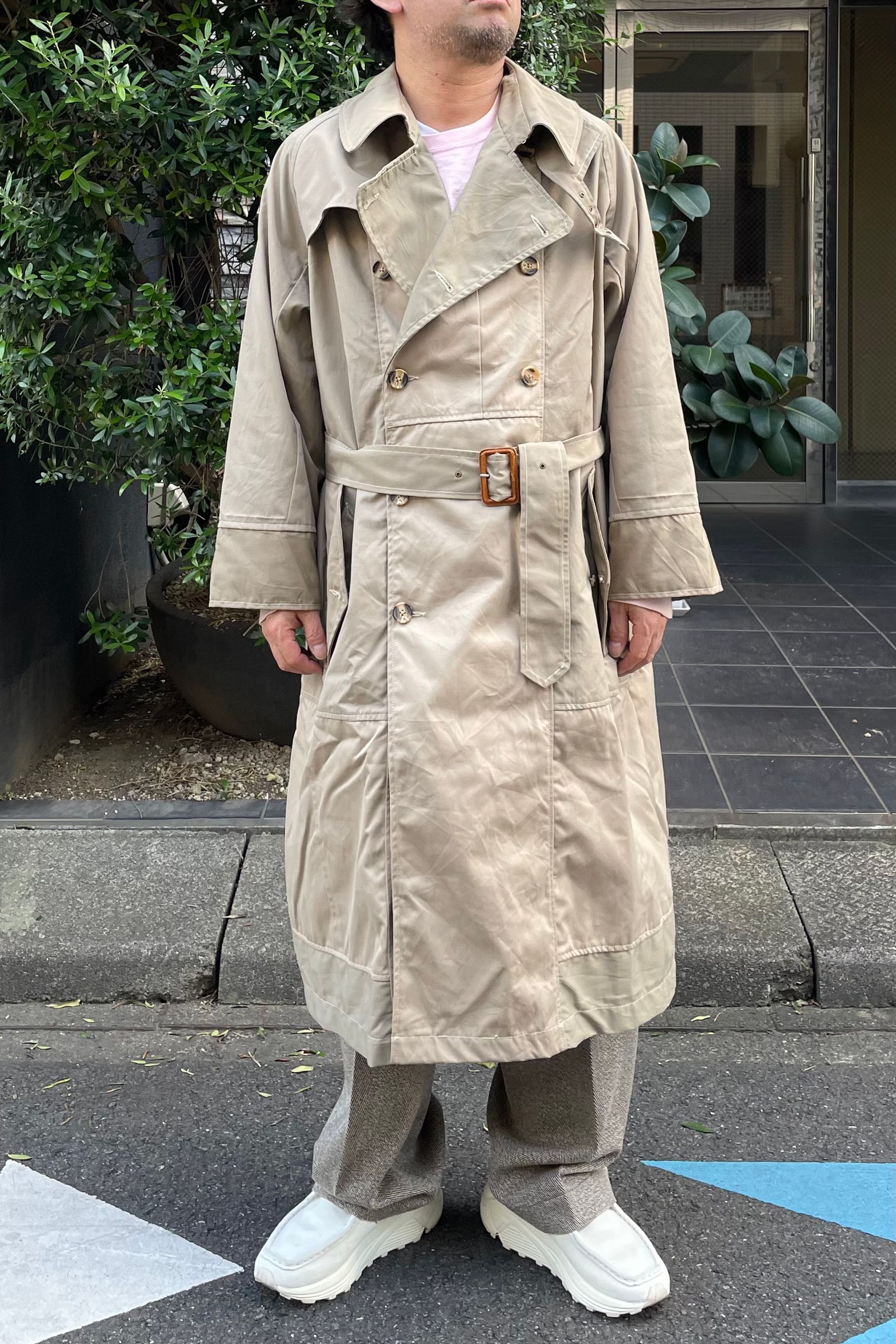 SEEALL - trench coat -mix beige- 23aw men | asterisk