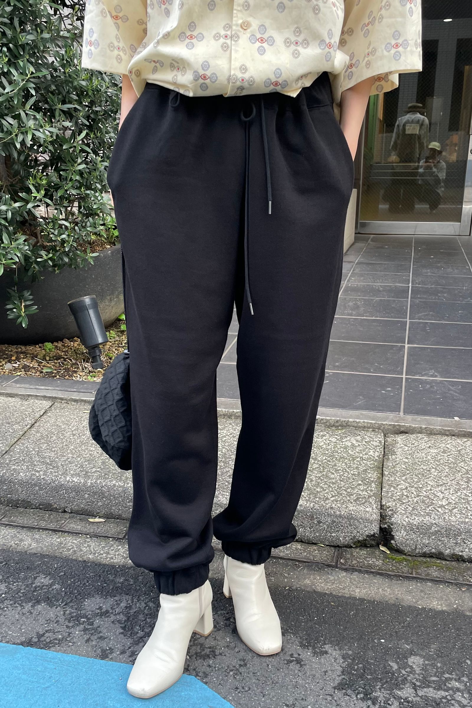 ATON - zero tsuri urake sweat pants -black- unisex 23ss | asterisk