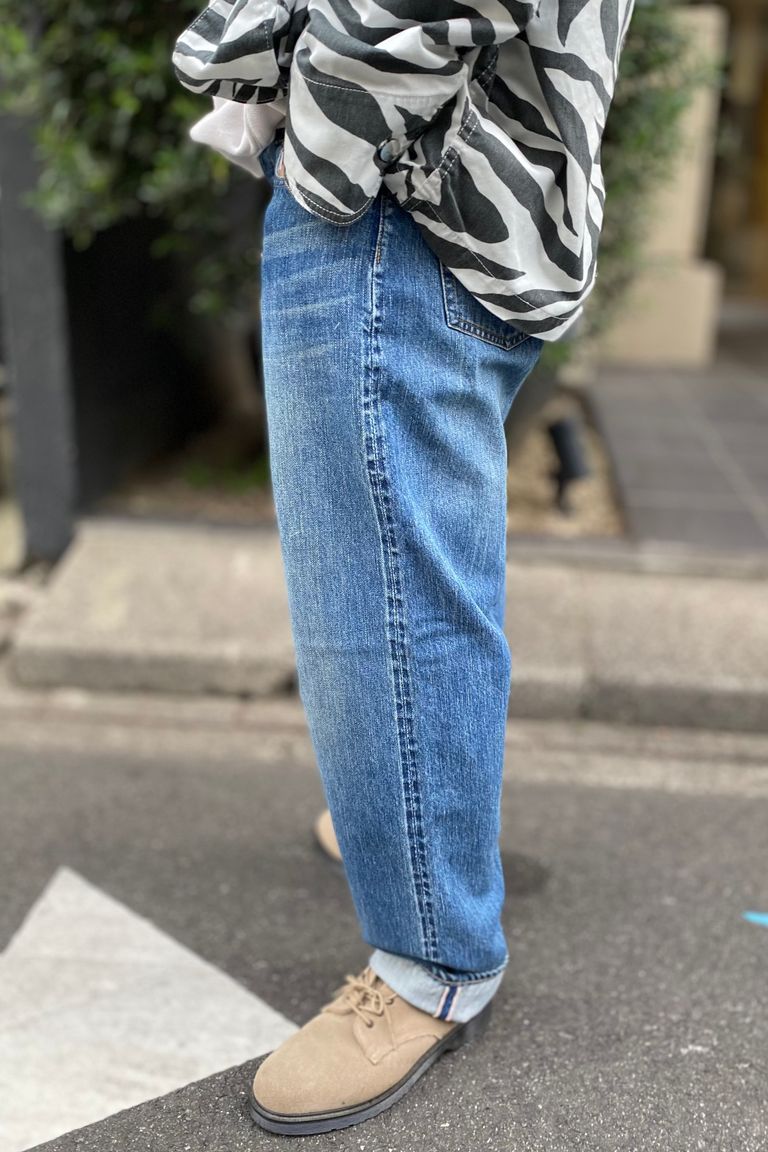 A.PRESSE - washed denim pants e -indigo- 23ss men | asterisk