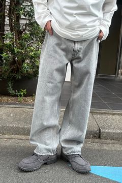 YLÈVE 13.5oz DENIM BAGGY FADE たまらなかっ サイズ4
