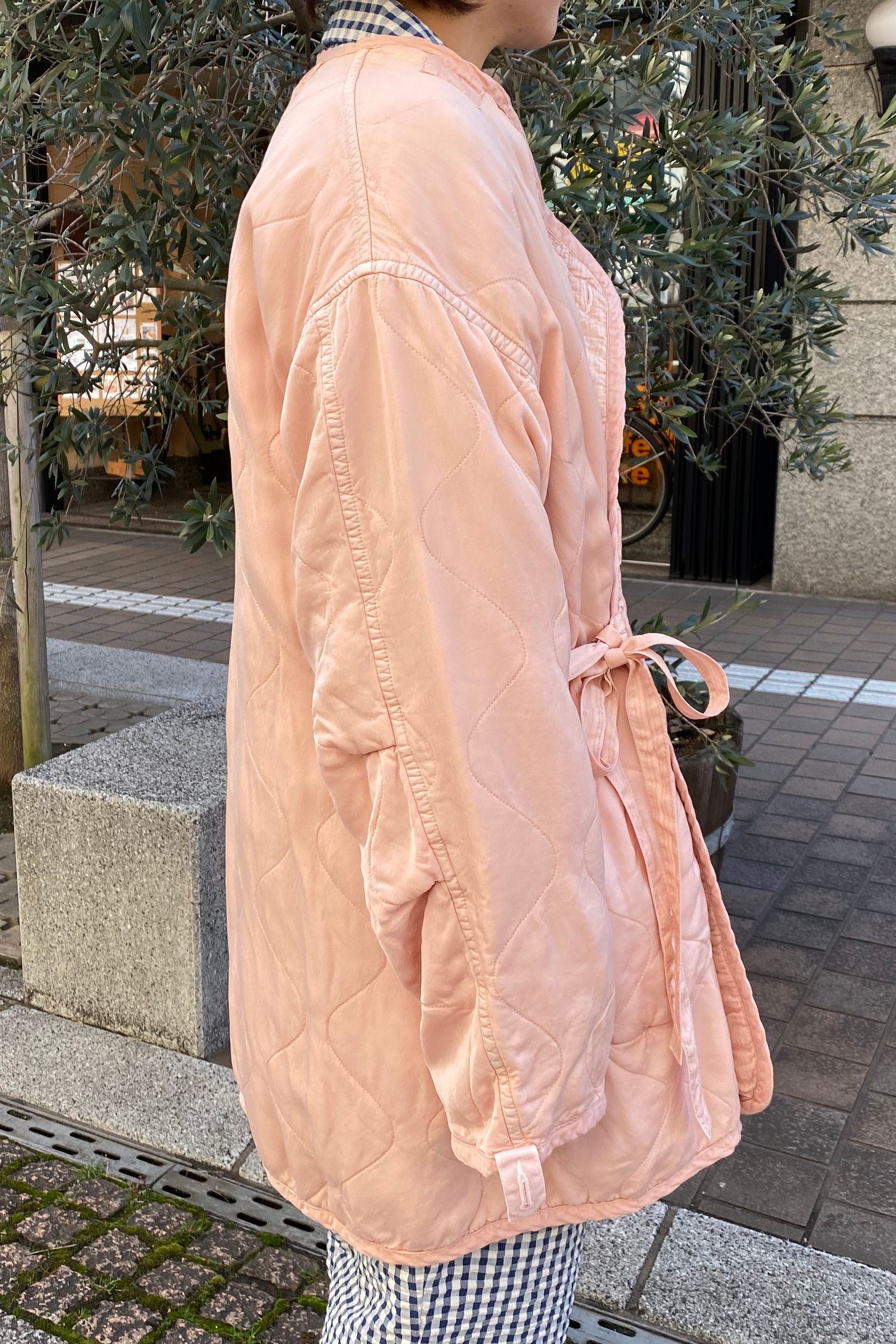 INNAT - liner coat -pink- 22ss unisex | asterisk