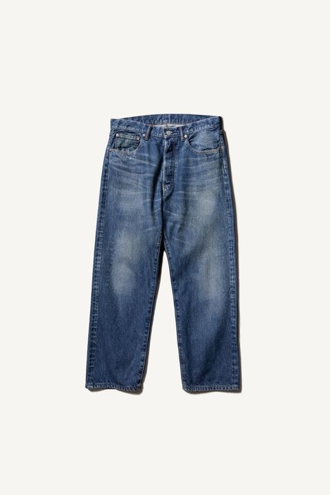 A.PRESSE - washed denim wide pants-indigo- 23ss | asterisk