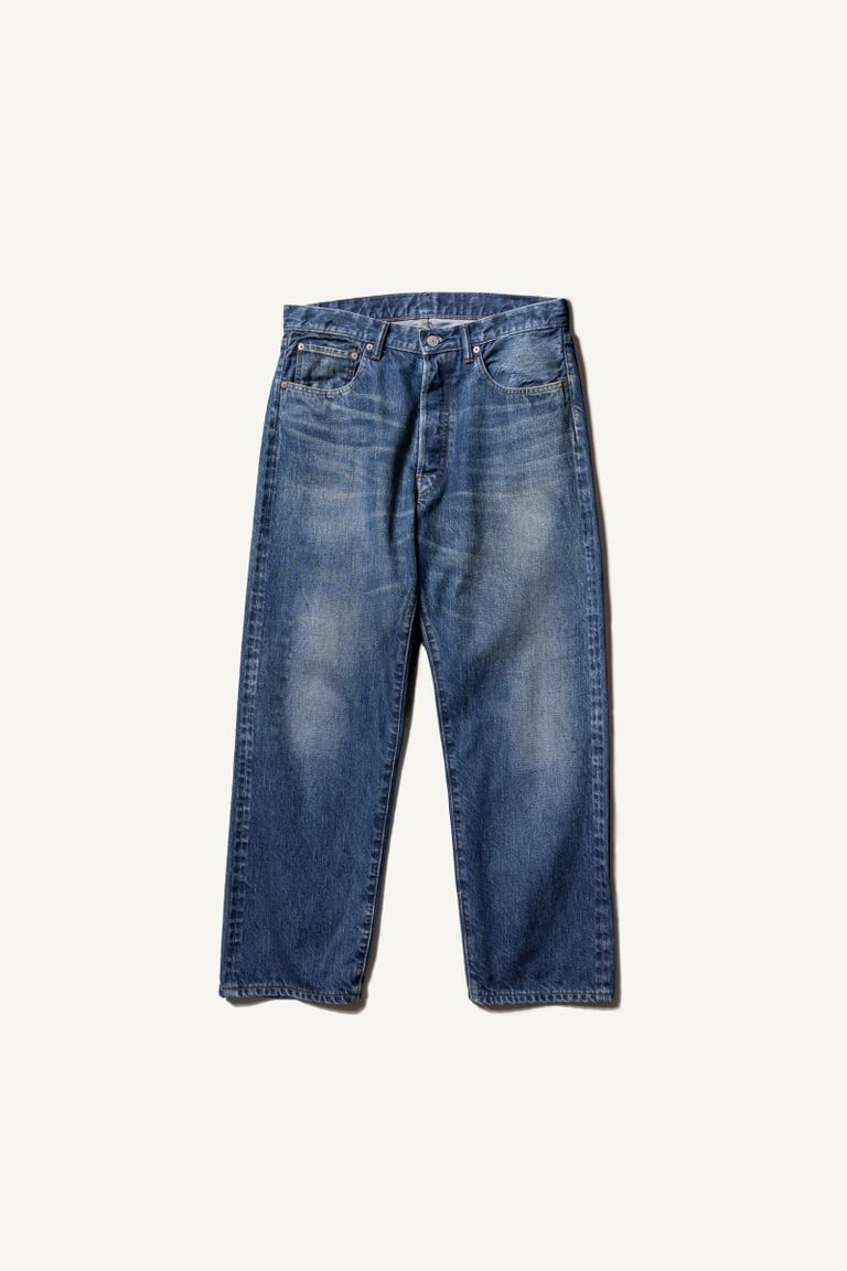 A.PRESSE - washed denim pants e -indigo- 23ss men | asterisk