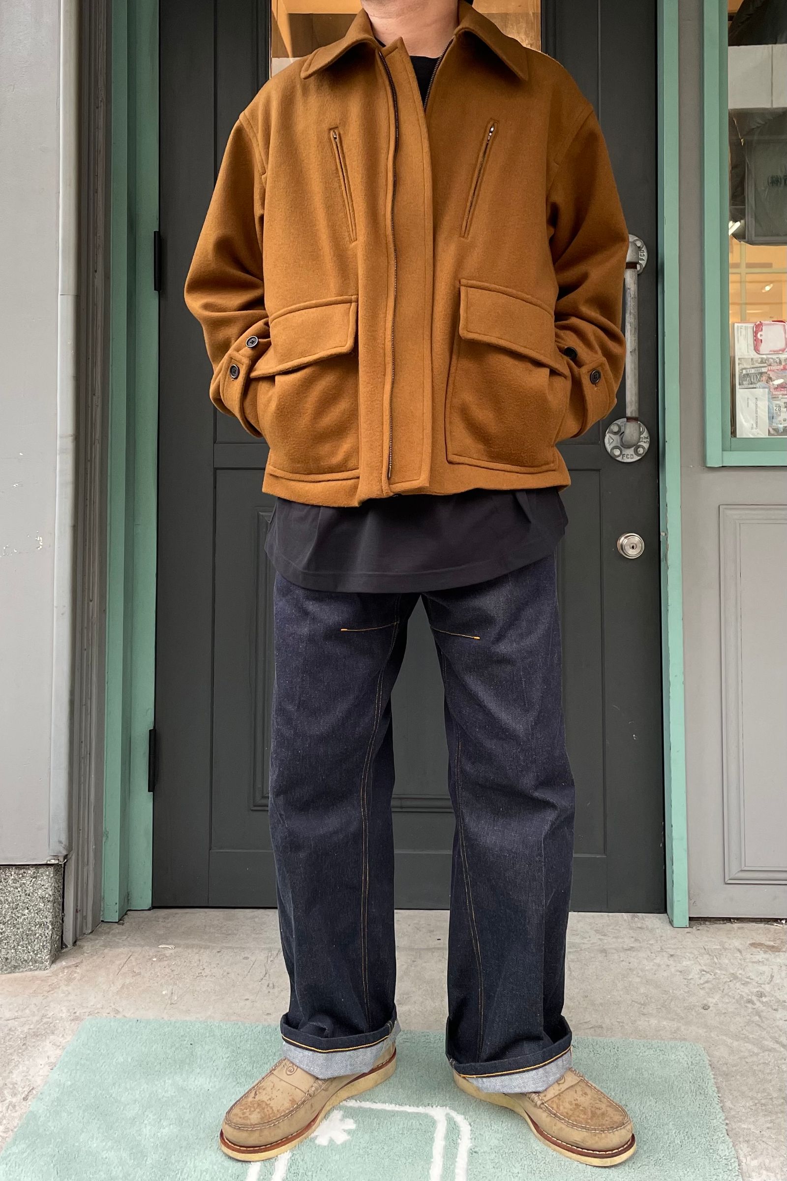 [C.E 19AW] Melton Zip Jacket