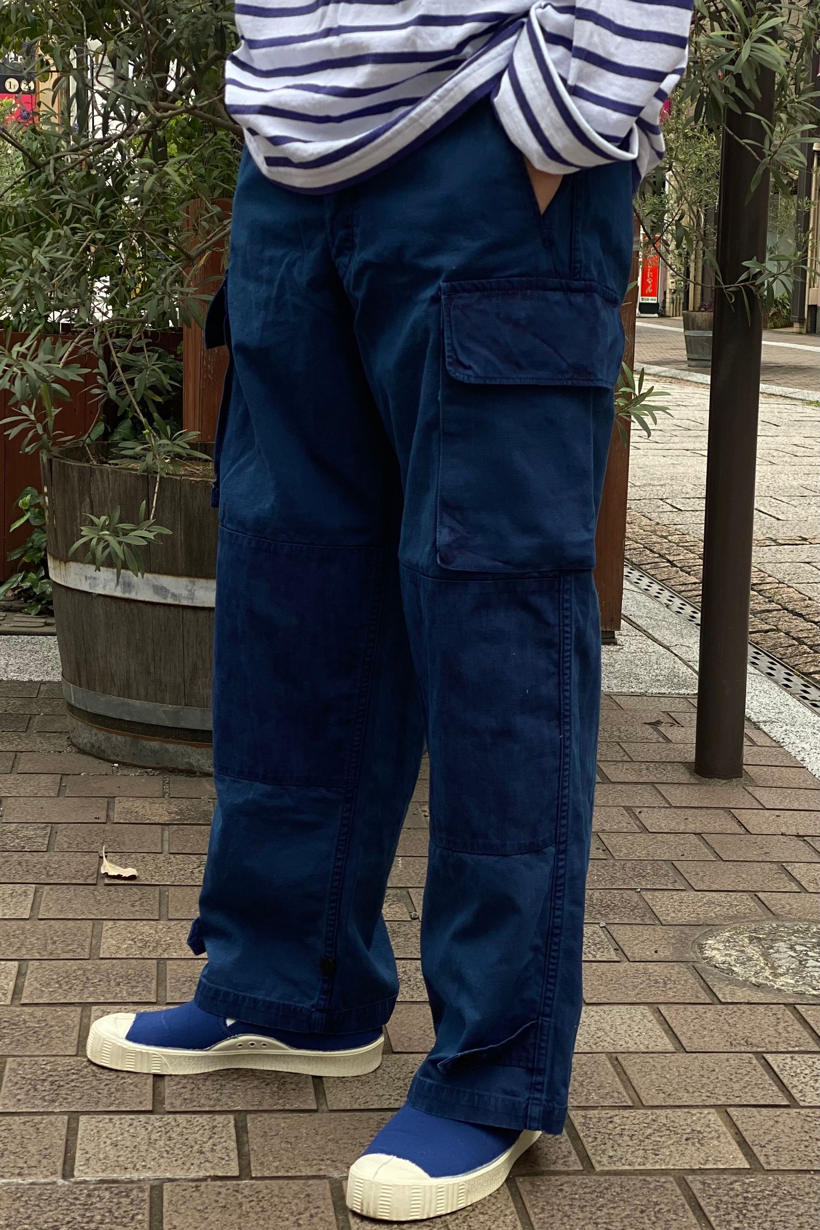 【通販新品】最終値下げOUTIL ウティPantalon Blesle-Indigo M47 パンツ