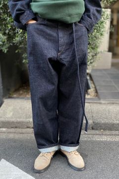 blurhms - 12.9oz Selvage Denim GI-belt Pants-indigo- 23ss men 
