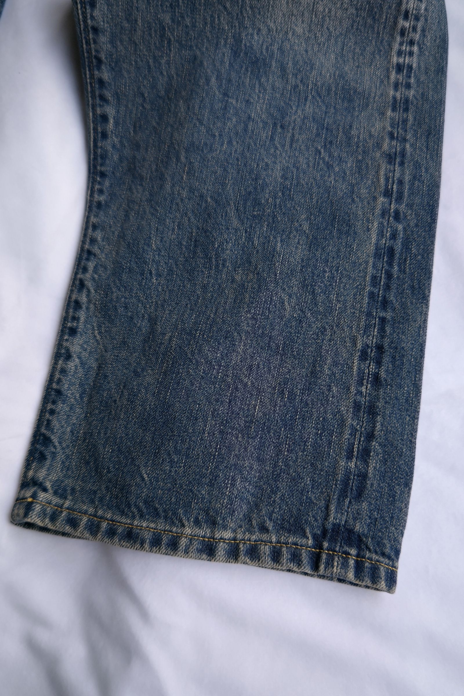 A.PRESSE - no.22 washed wide denim pants -indigo-23aw | asterisk