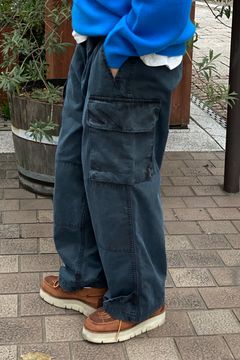 L'ECHOPPE OUTIL別注 Black Indigo Linen M47