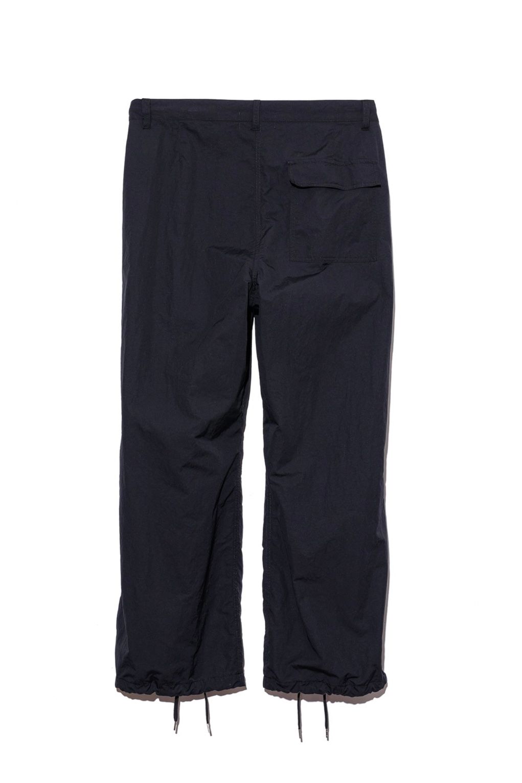 UNUSED - Nylon Wide Pants -black- 24ss women | asterisk
