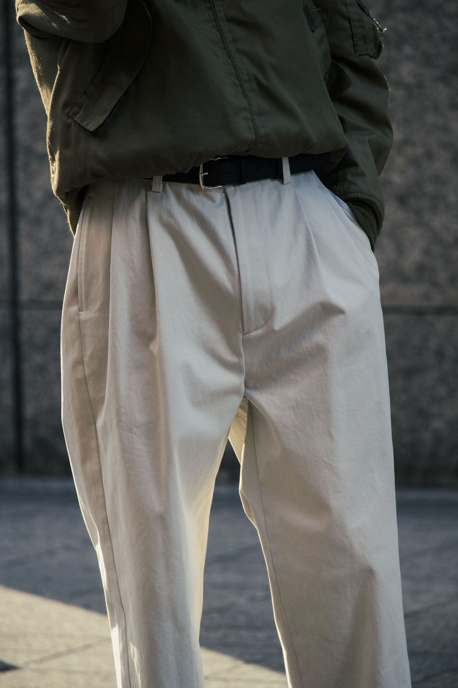 サイズ3】A.PRESSE Chino Trousers チノトラウザーズ-