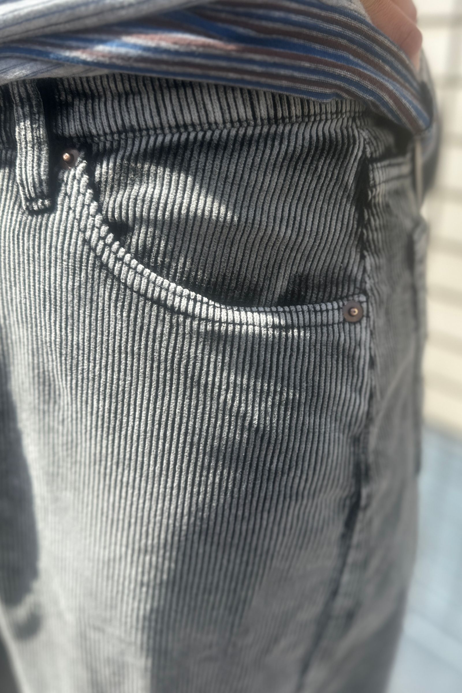 UNUSED - Corduroy wide pants-BLACK- 25ss | asterisk