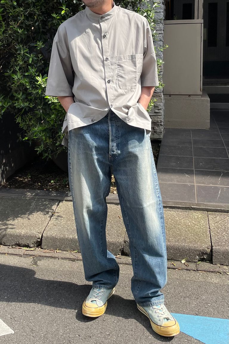 アプレッセ 23AW No.22 Washed Wide Denim Pants 