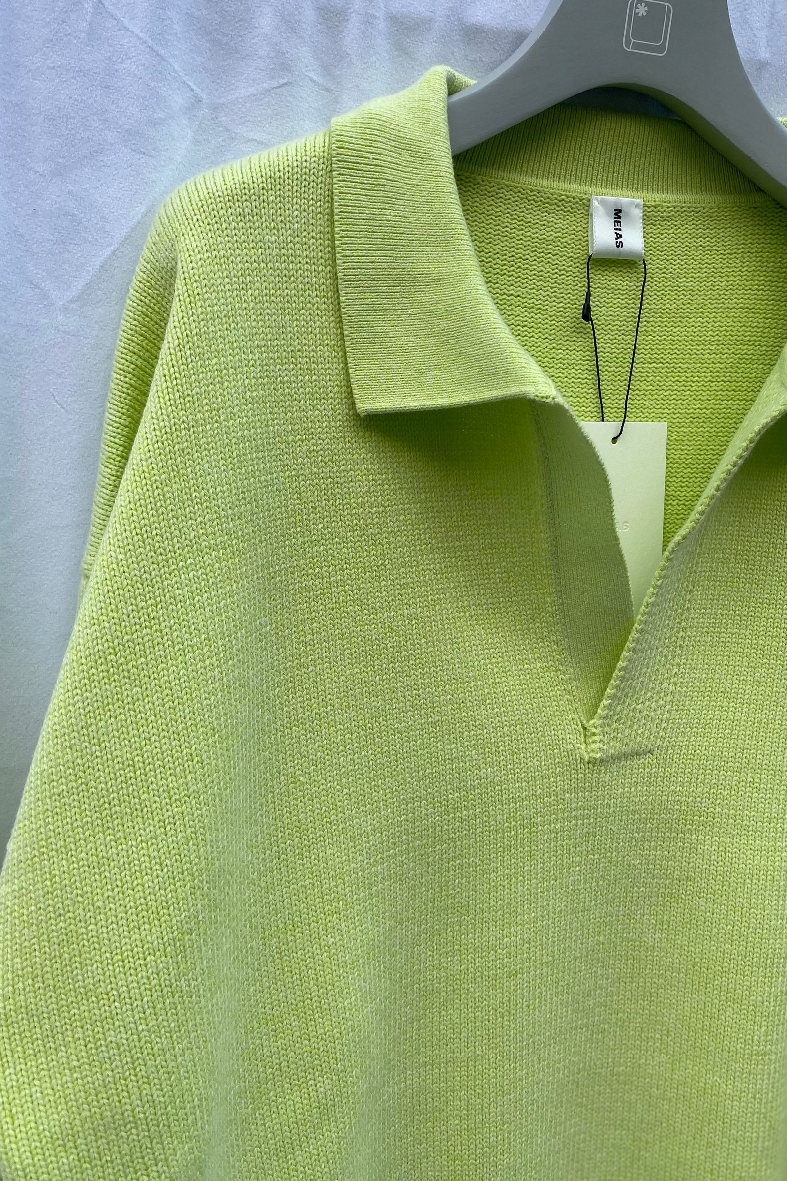 MEIAS - lily co/pe skipper pullover -t.lime- 23ss unisex | asterisk