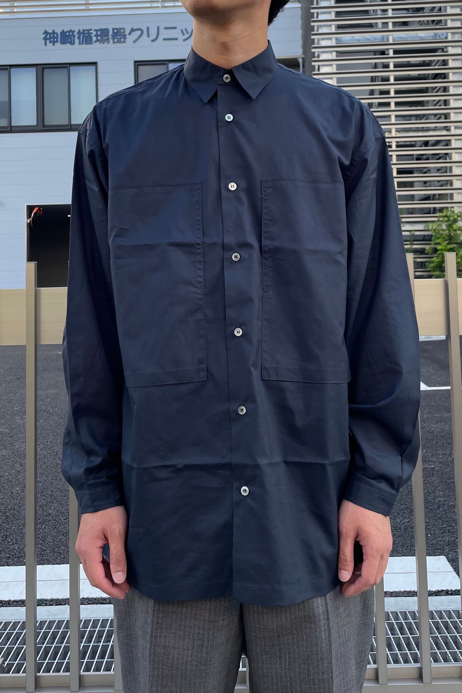 E.TAUTZ - core lineman shirts navy 21aw | asterisk