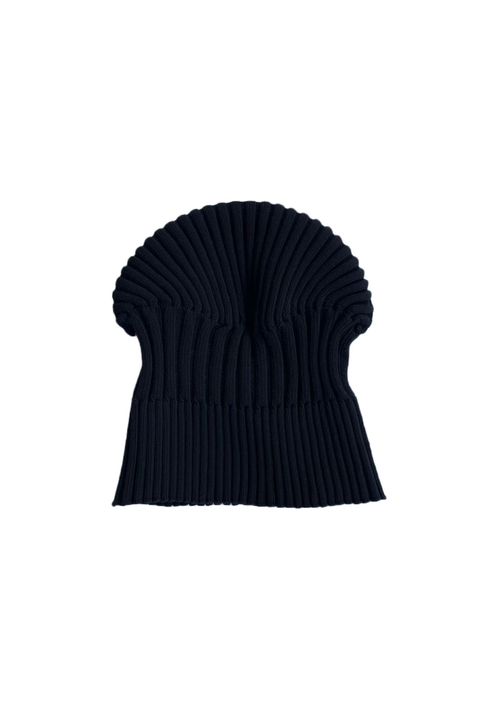 CFCL - fluted knit cap 1 -charcoal- 22aw unisex | asterisk