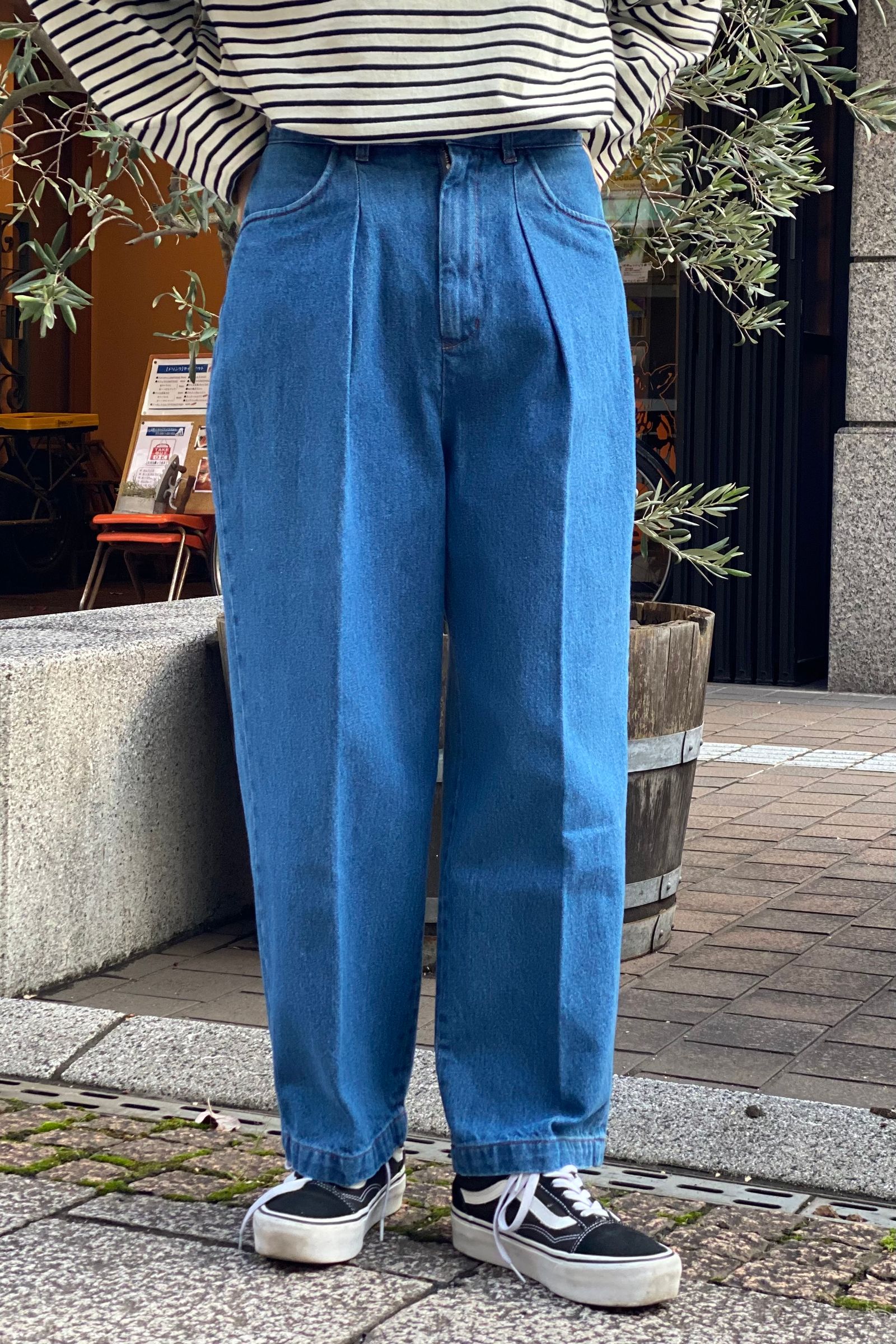 FARAH One-tuck Wide Tapered Pants 30 - デニム/ジーンズ