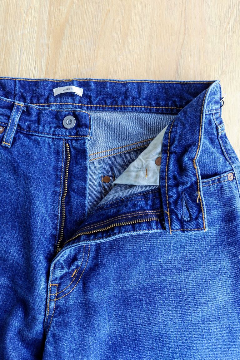 awasa - 5ポケットテーパードダメージデニム -INDIGO- 25ss UNISEX 