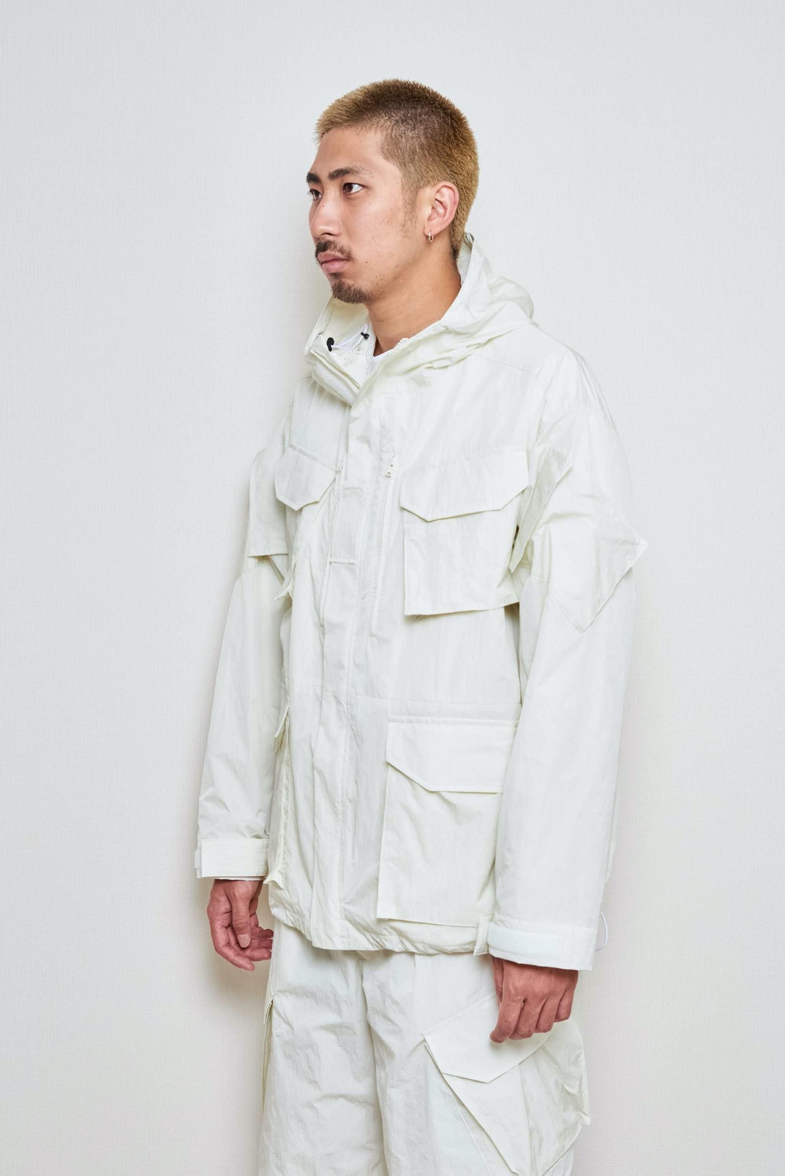is-ness - salt shrink smock jacket 22ss | asterisk