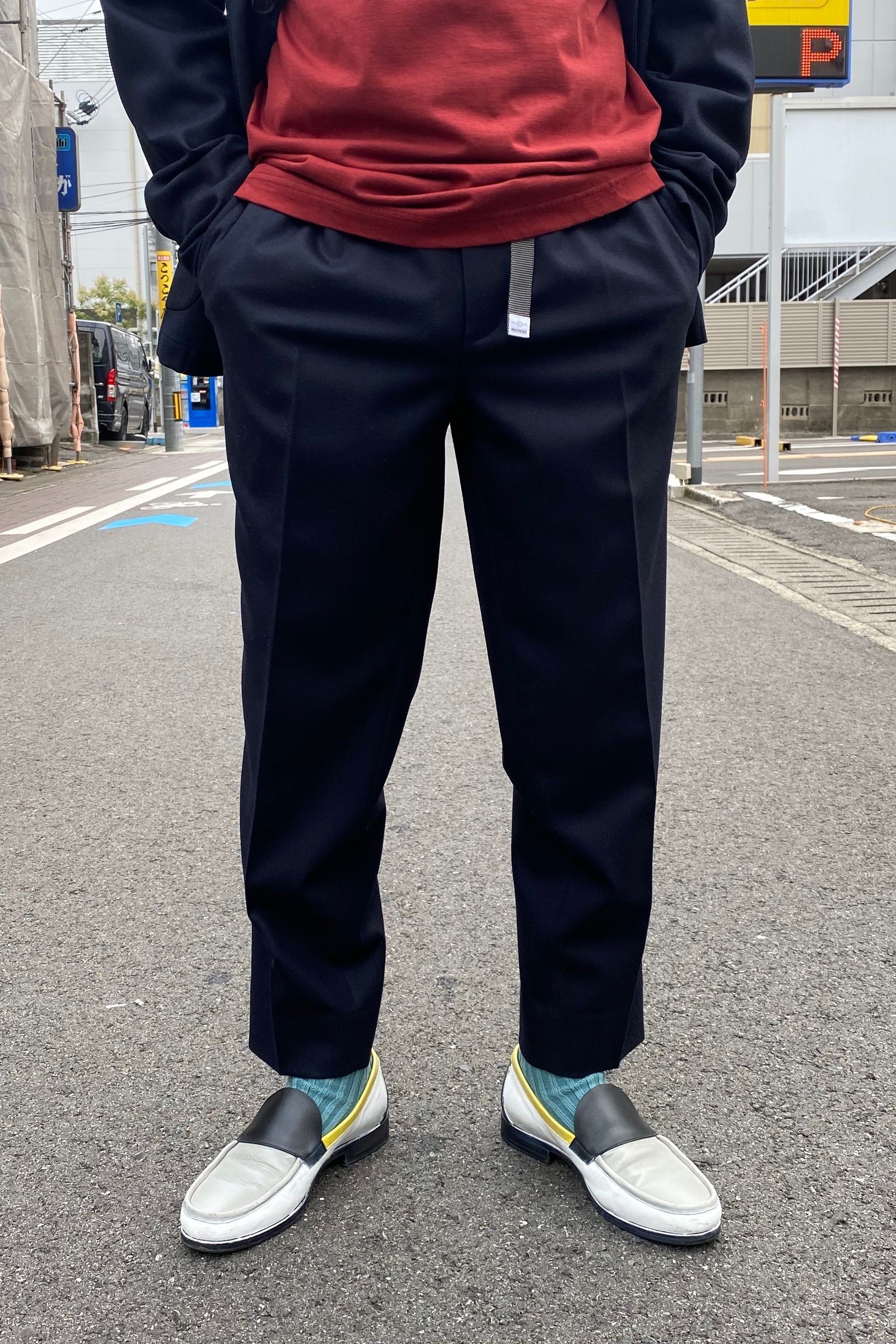 kolor 20ss テーパードパンツ-