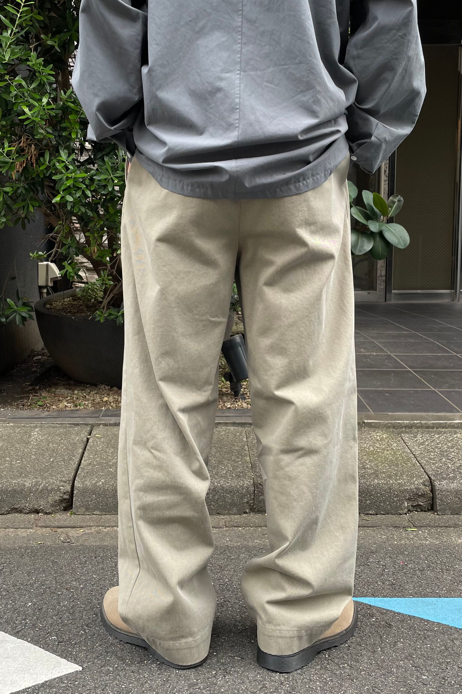 A.PRESSE - Type.2 Chino Trousers -beige- 23STYLE2 | asterisk