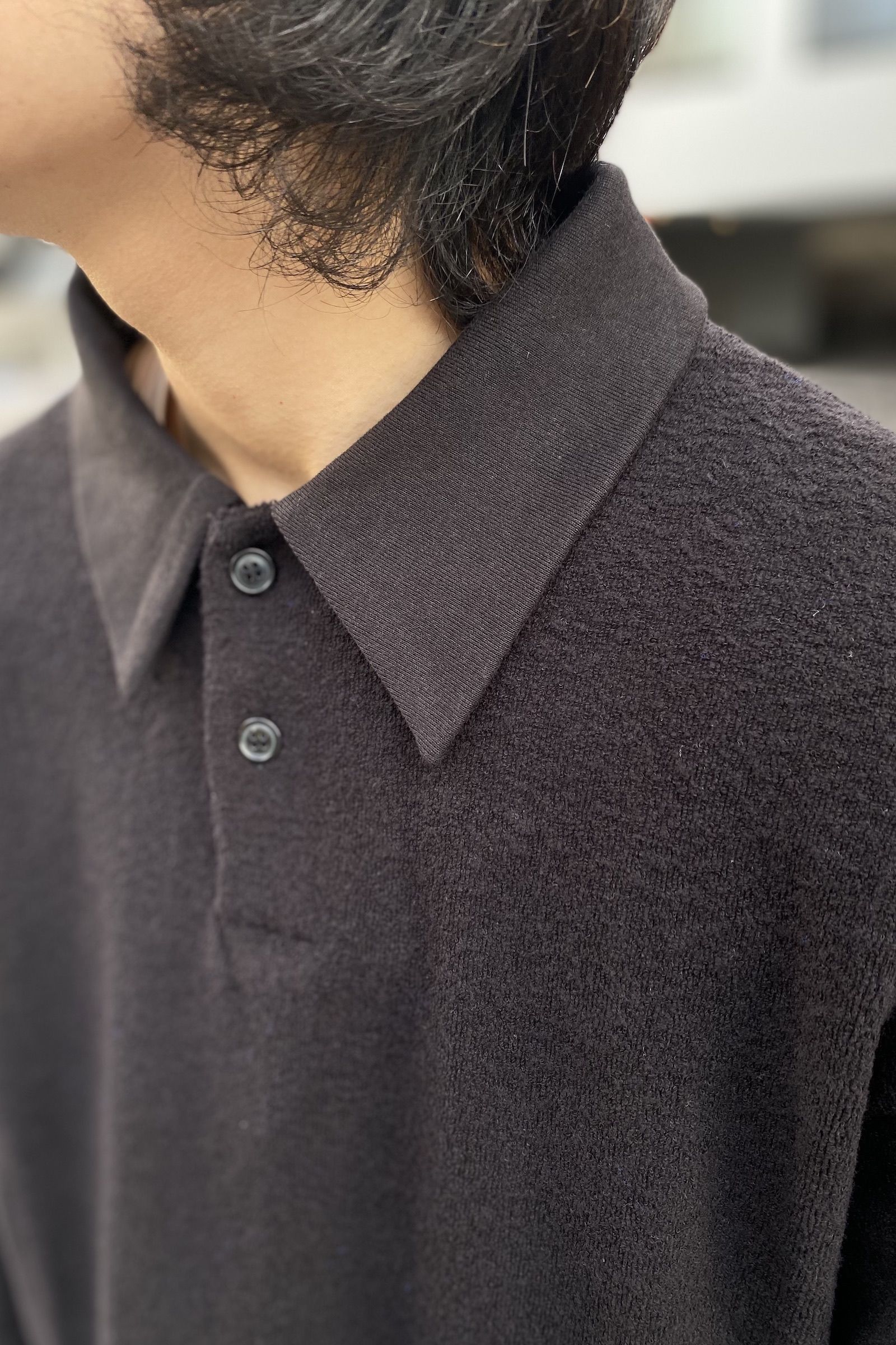 AUBETT - brush pile polo shirt 21aw | asterisk