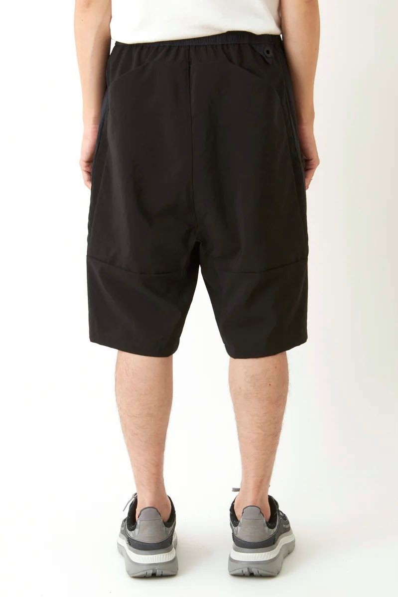 【BLK】dry touch sarouel short pants- black-23ss | asterisk