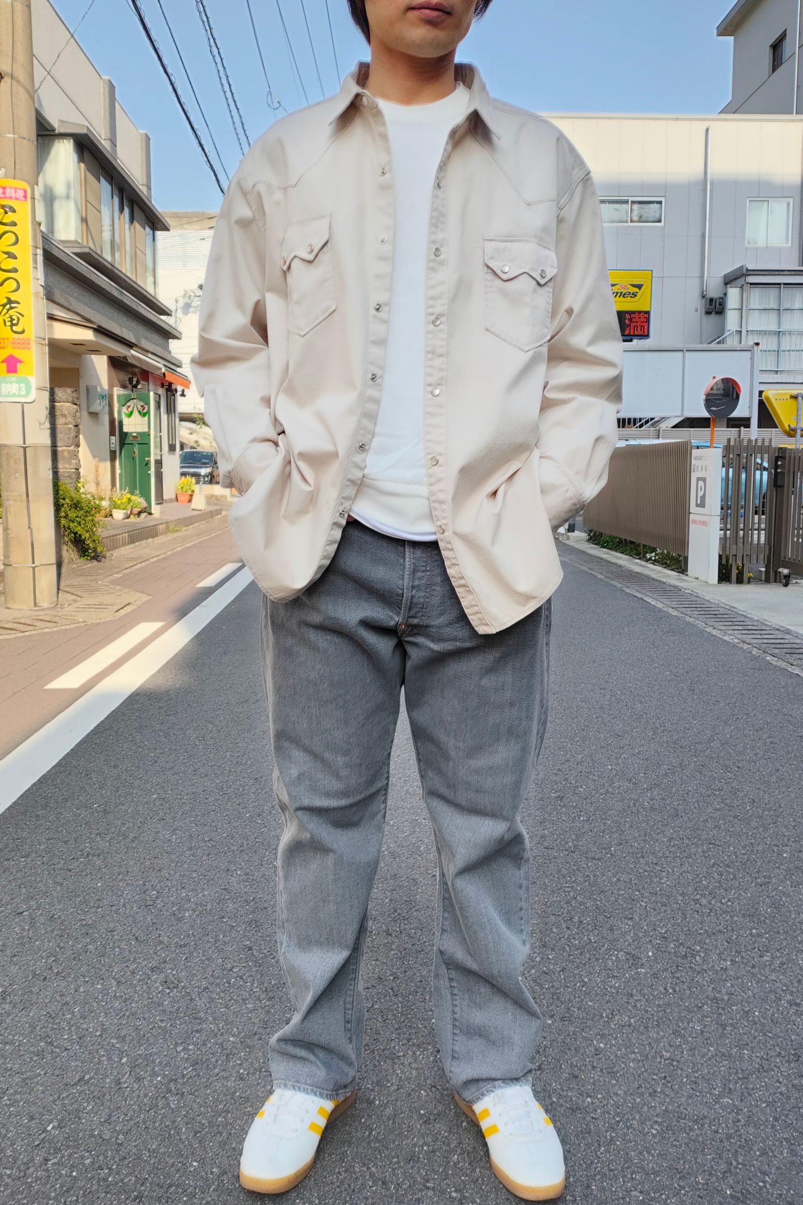 FOUNDOUR ファウンダ WESTERN SHIRT シャツ