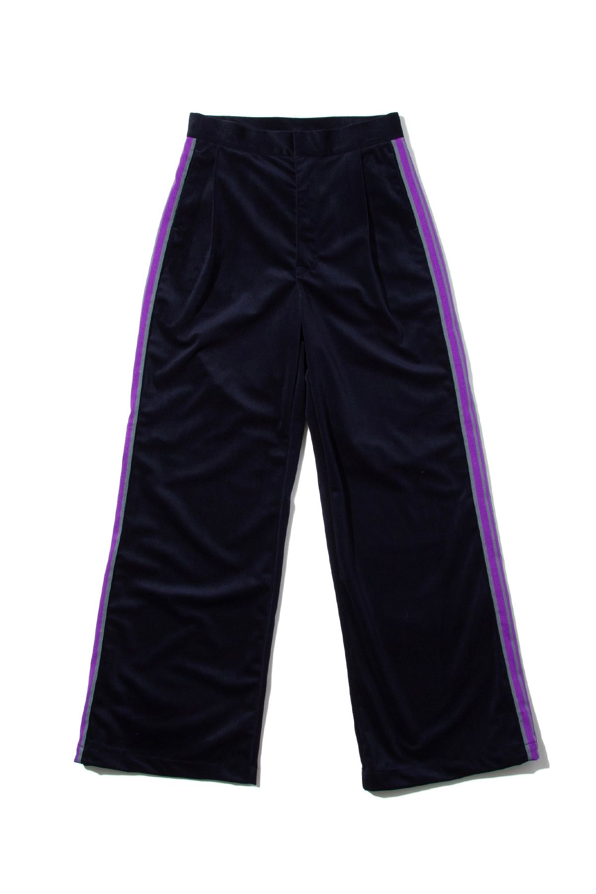 F/CE. - side tape velor trousers -navy- 22aw women | asterisk