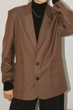 TODAYFUL - houndstooth wool jacket -choco-22aw | asterisk