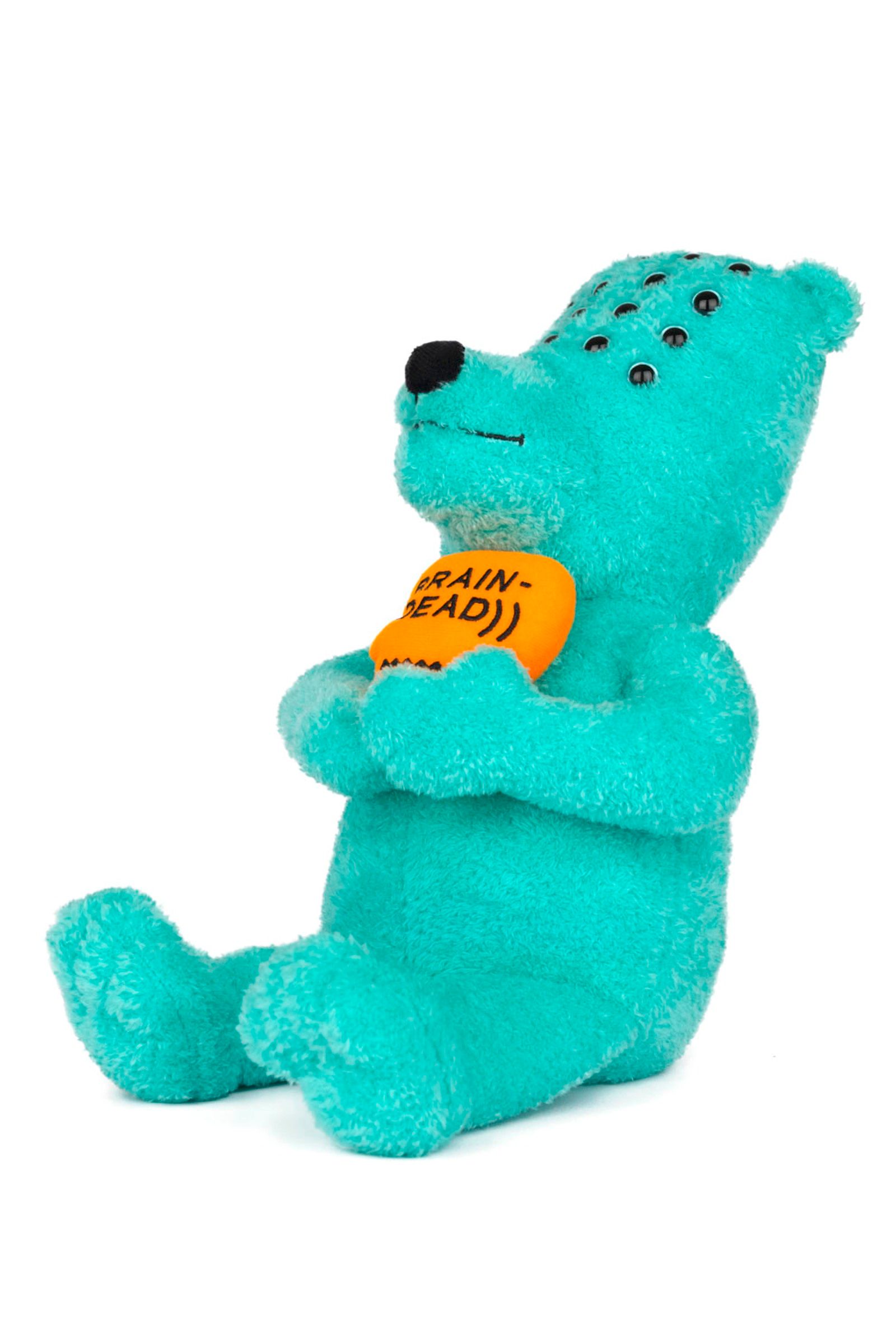 BRAIN DEAD - brain dead kids teddy bear -blue- fall22 | asterisk