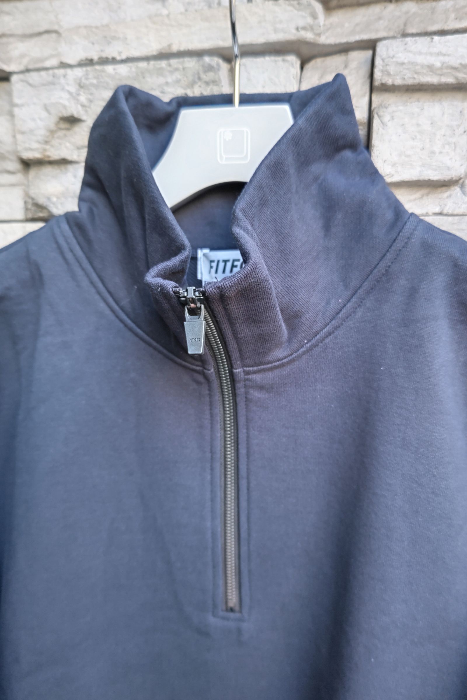 FITFOR - sweat stand anorak -midnight blue- 23ss | asterisk