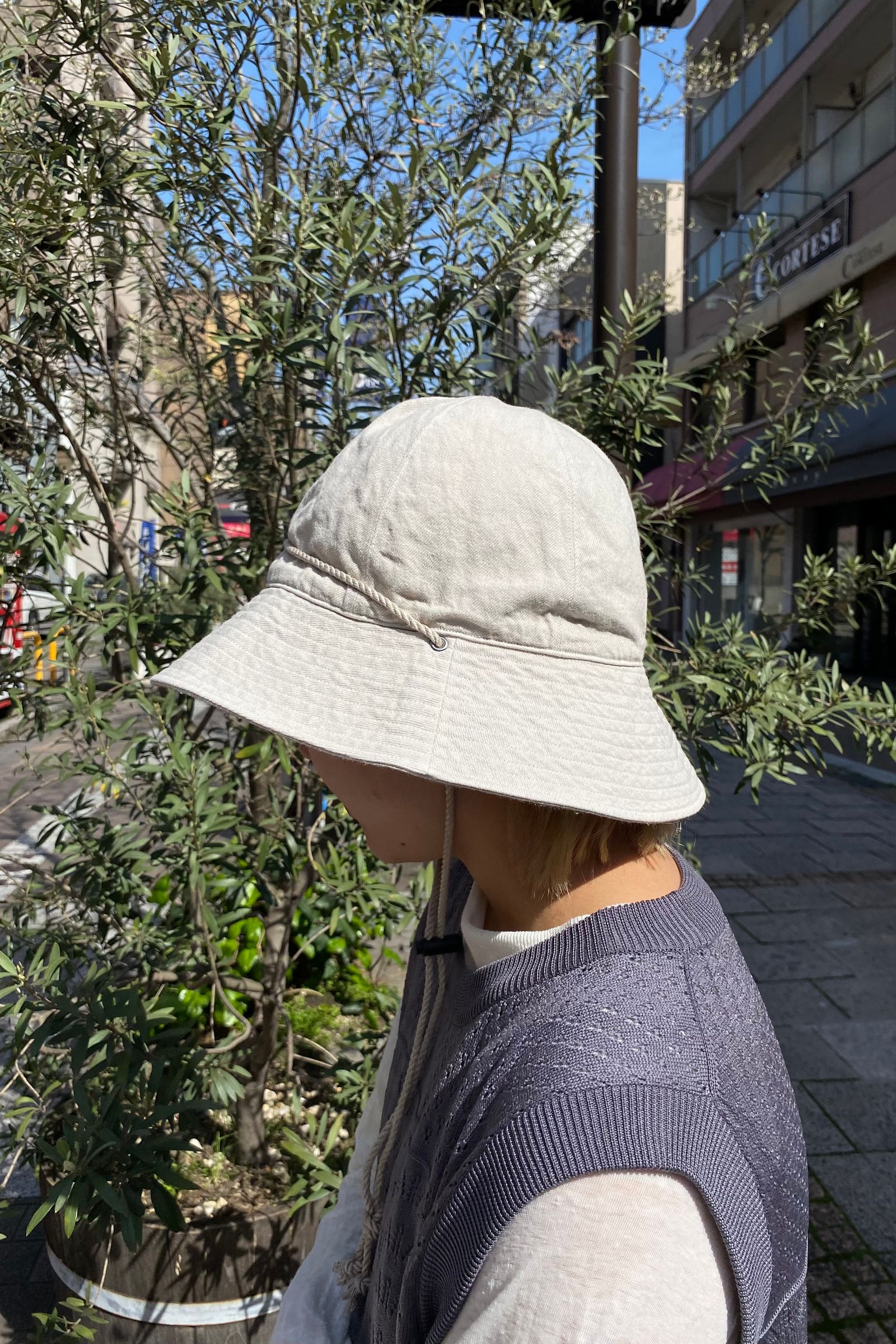 KIJIMA TAKAYUKI - botanical dyed fisherman hat -beige- 23ss | asterisk