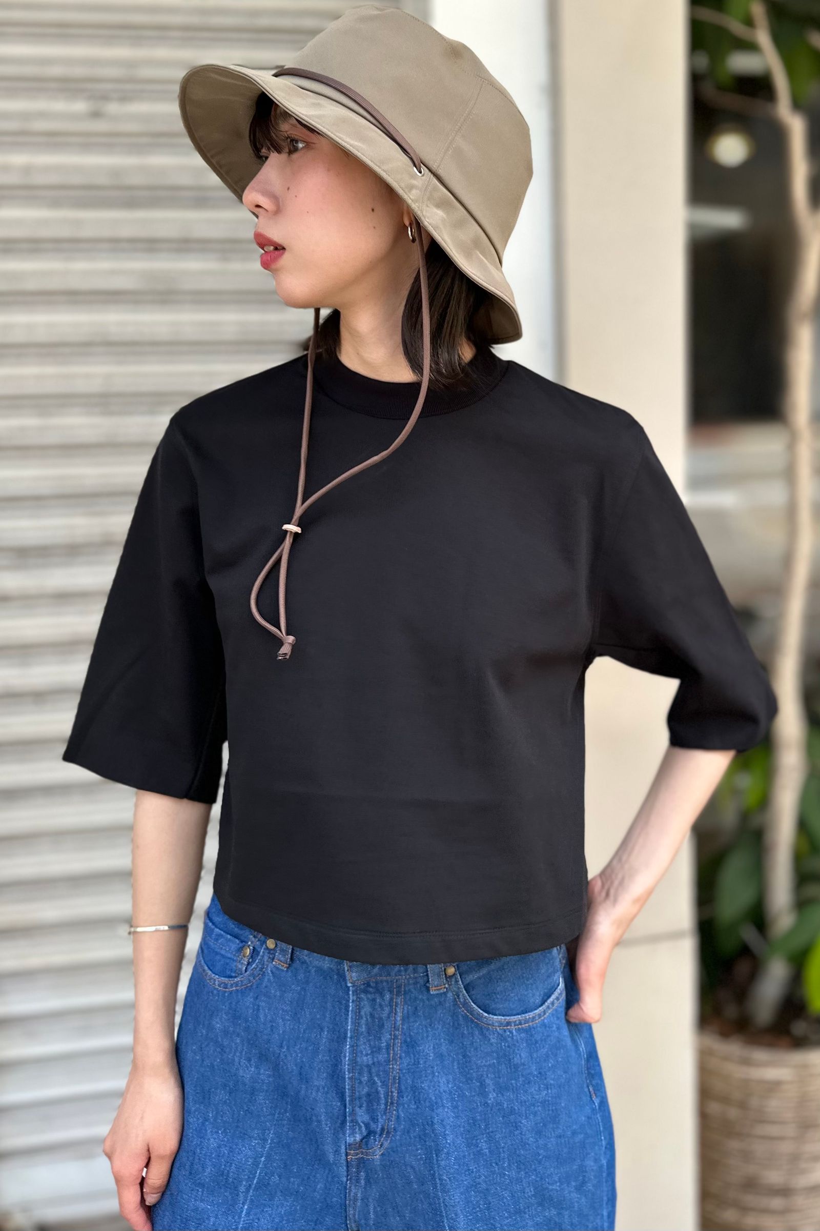 イロット IIROT Soft Cotton Tシャツ 2/ホワイト コットン カットソー 半袖 ヘム ラウンドカット【2400013478014】