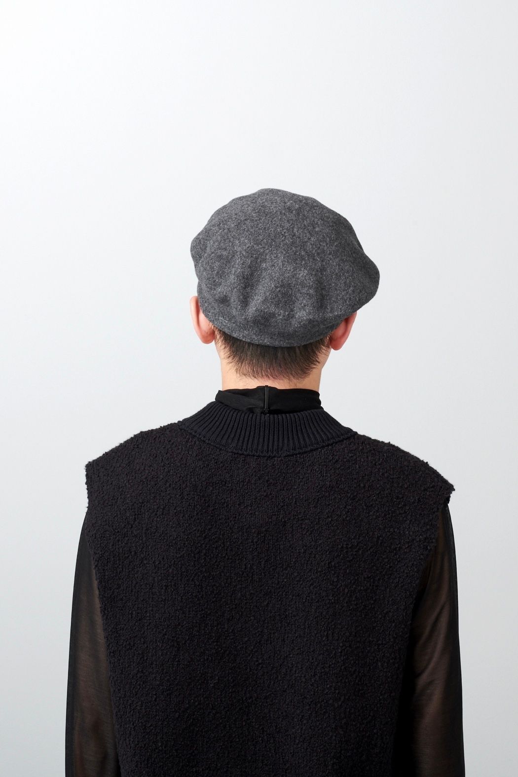 KIJIMA TAKAYUKI - WOOL CASHMERE BASQUE BERET -gray- 23aw | asterisk