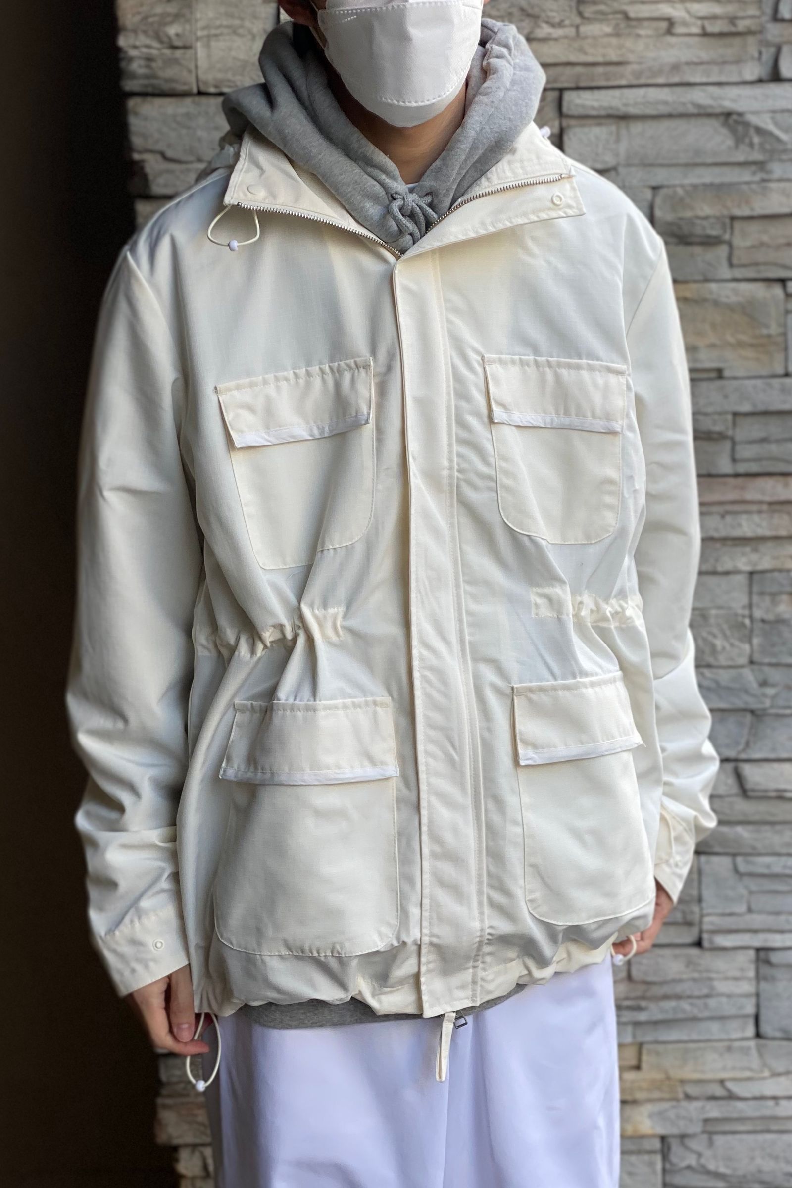 Pop Trading Company - m65 jacket -off white- 22ss | asterisk