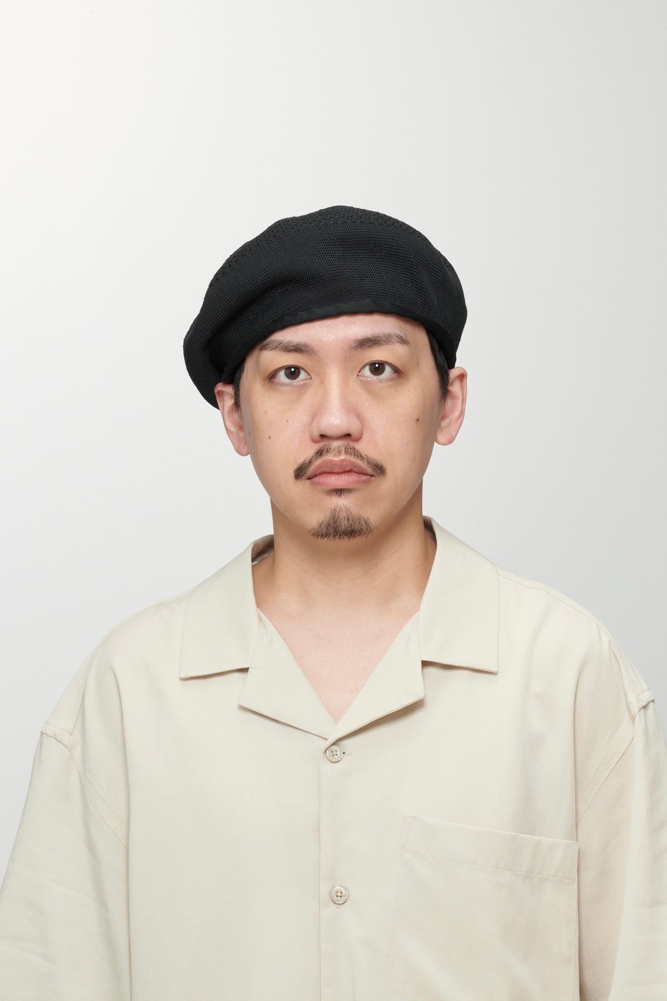 KIJIMA TAKAYUKI - POLY KNIT BERET -l.gray- 24ss unisex | asterisk