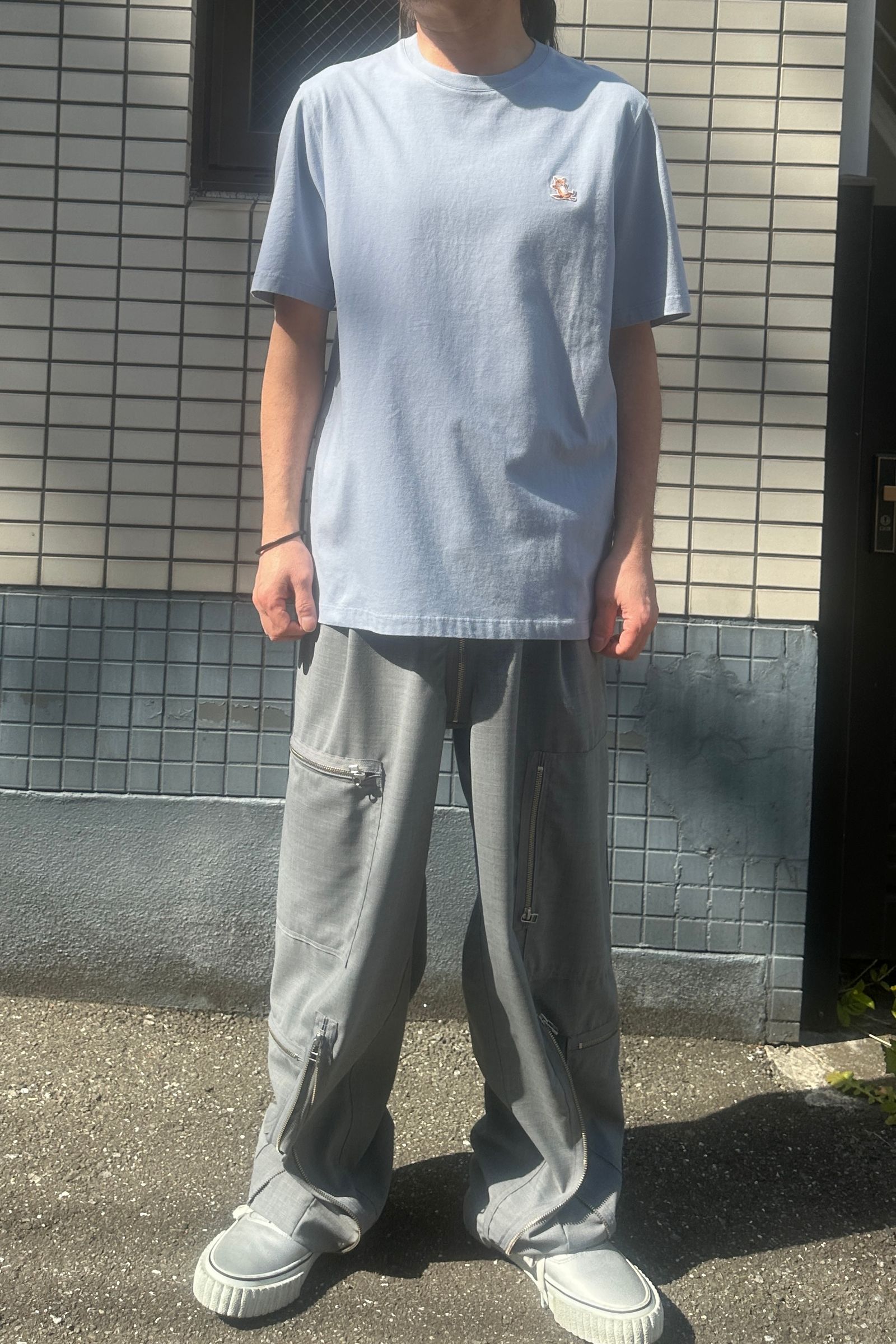 みすず MAISON KITSUNÉ - CHILLAX FOX PATCH REGULAR TEE-SHIRT-BEAT