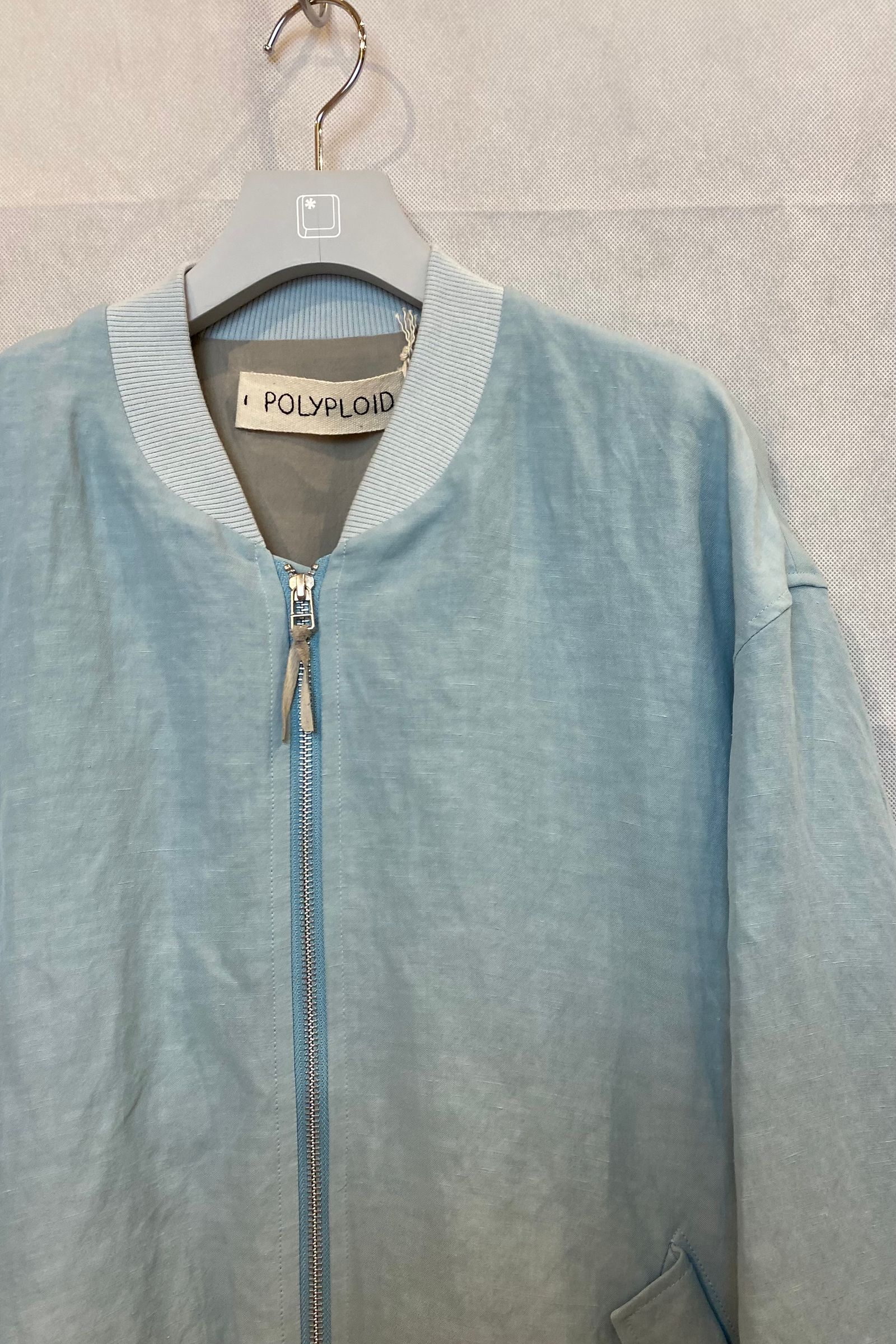 POLYPLOID - bomber jacket c -sky blue- 22ss | asterisk