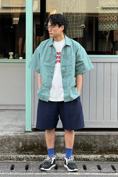sweat shortsコーデ /is-ness