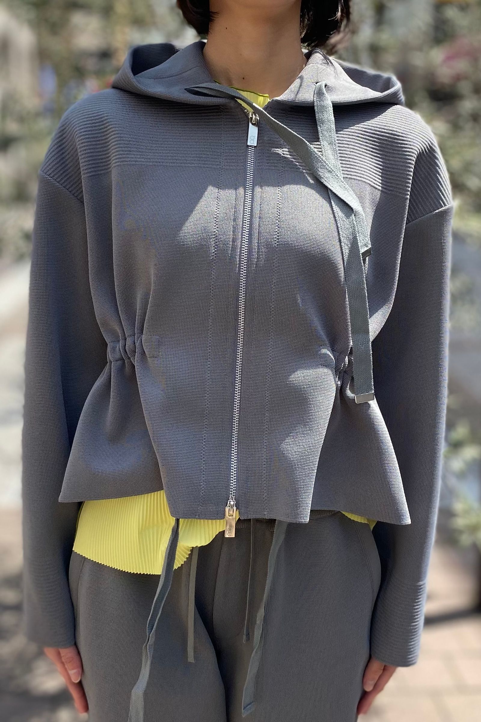 CFCL - high twist milan hoodie 1 -gray- 23ss women | asterisk