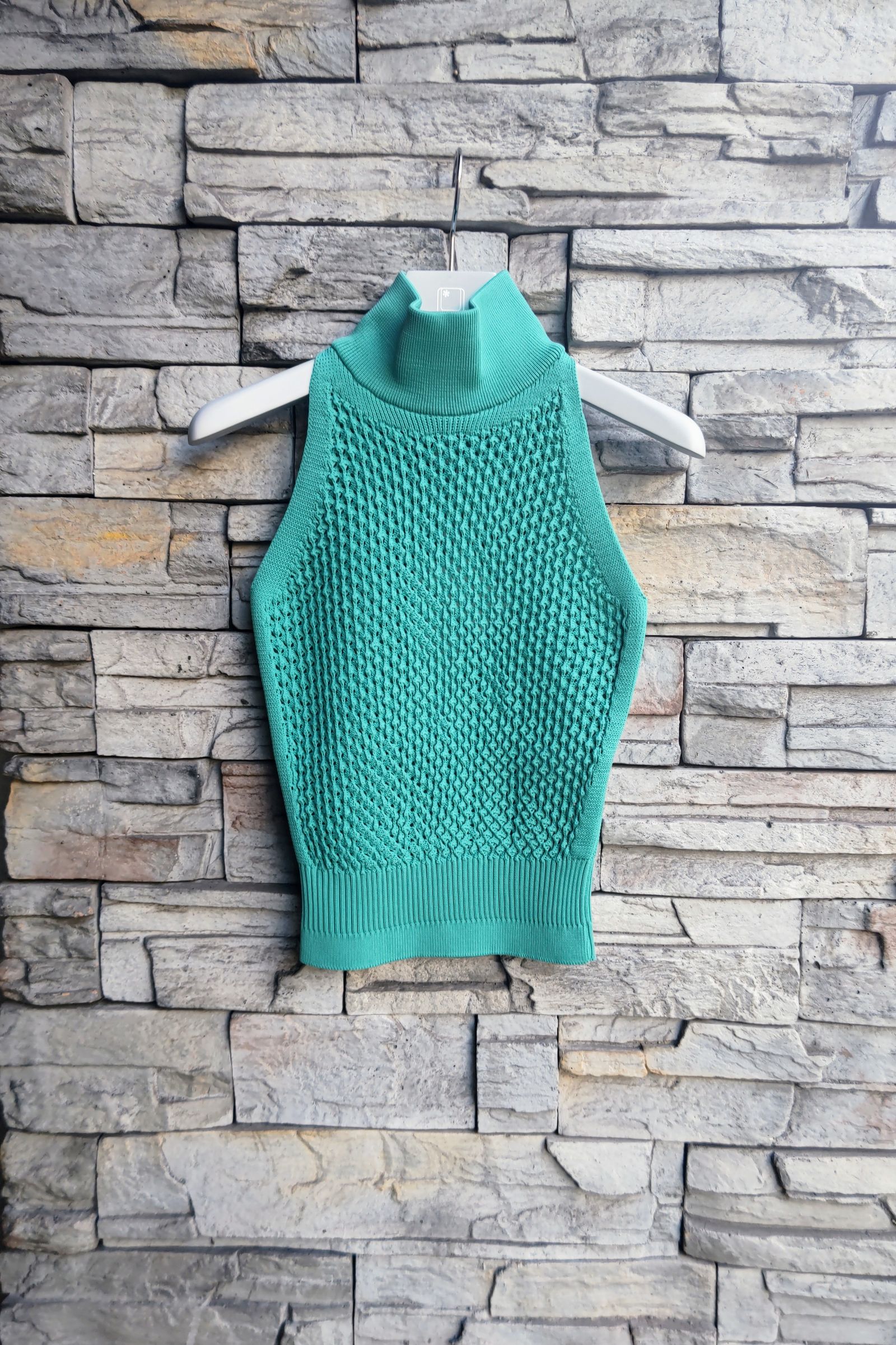 CFCL - lattice top 2 -emerald- 23ss women | asterisk