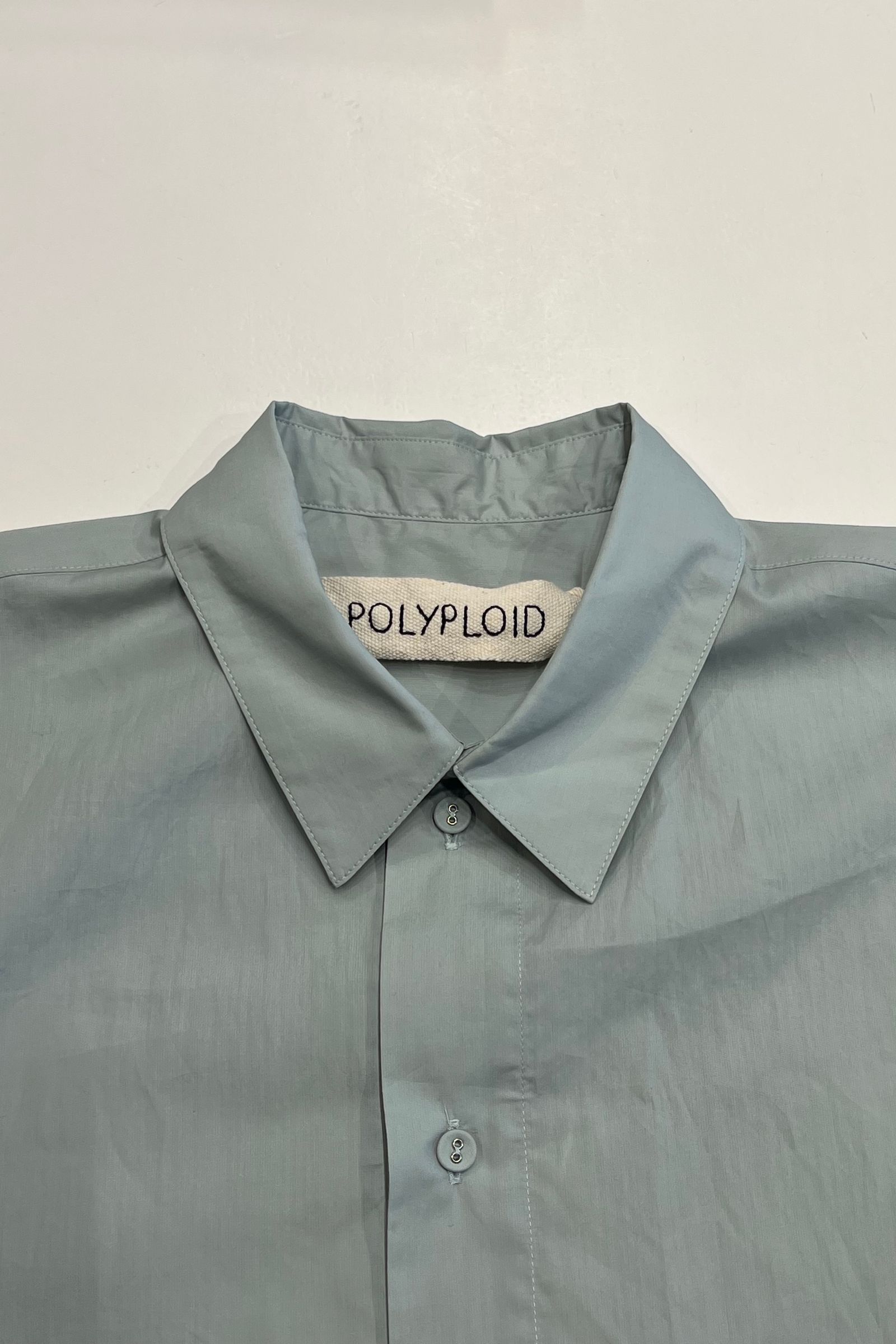 POLYPLOID - shirt jacket c -pale blue-22ss | asterisk