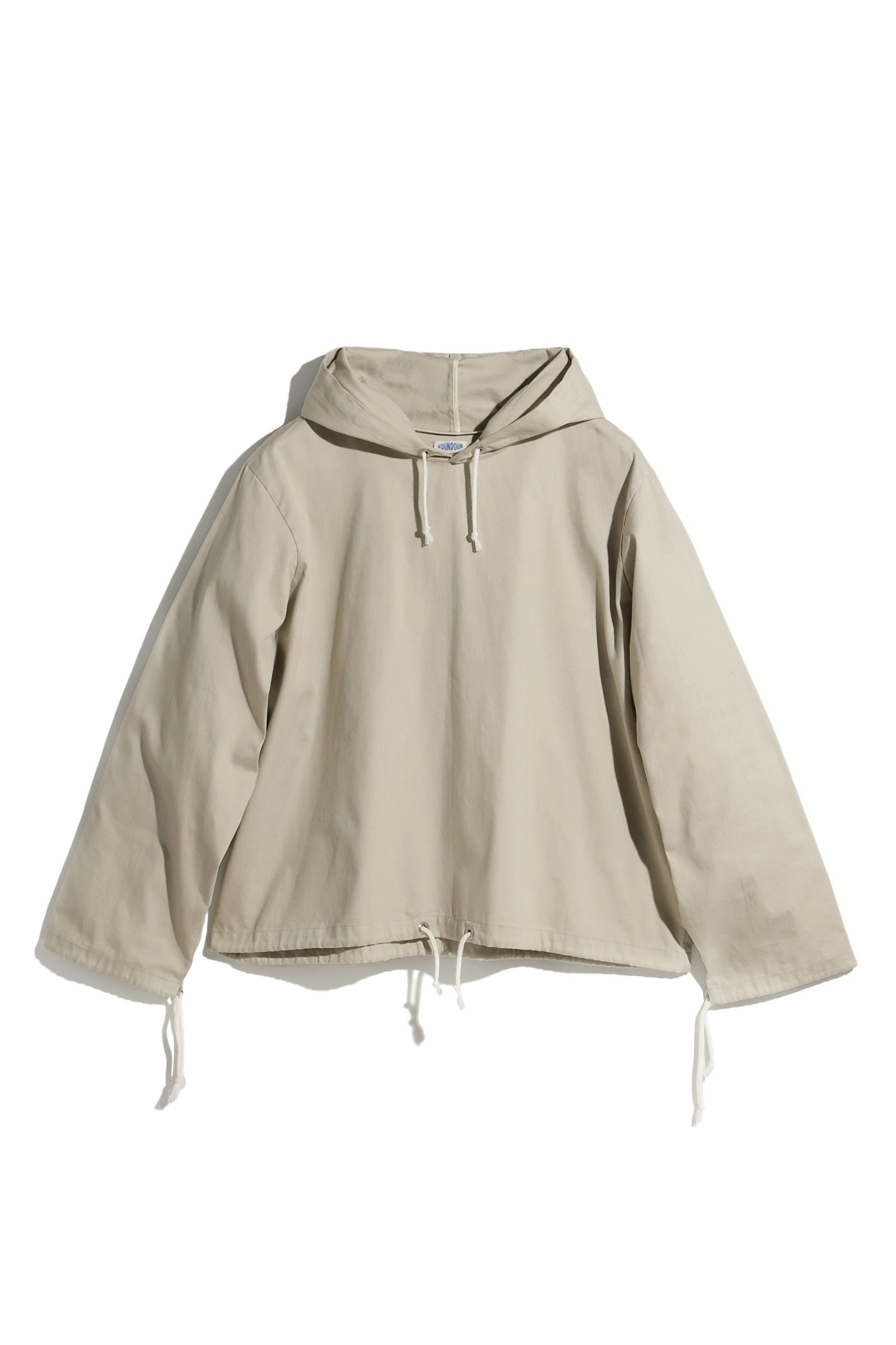 FOUNDOUR - OXFORD HOODIE/オックスフォード フーディ-BEIGE