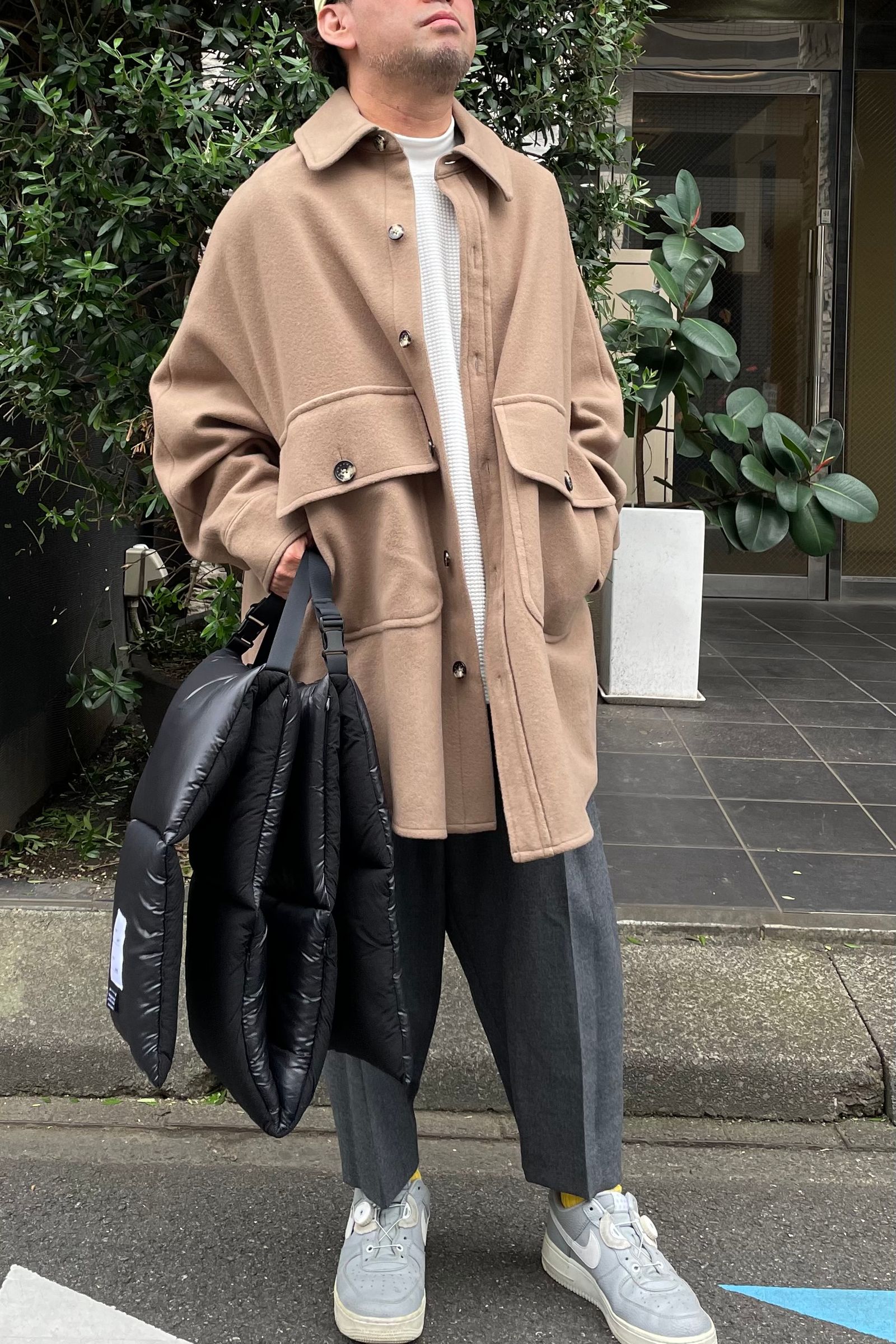 FUMITO GANRYU - Vintage modern CPO shirt jacket -beige- 23aw