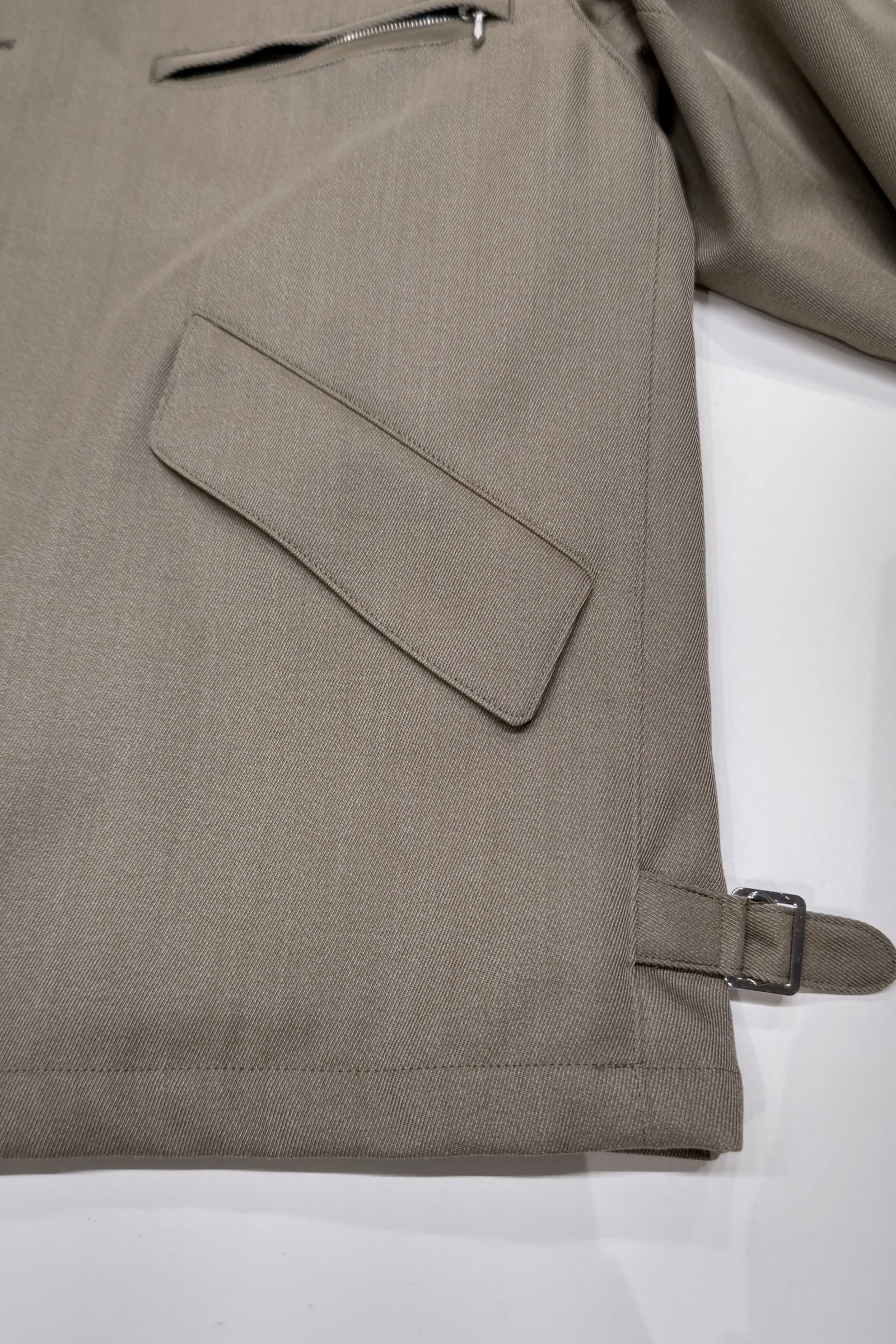 A.PRESSE - covert cloth sports jacket -khaki- 23ss | asterisk