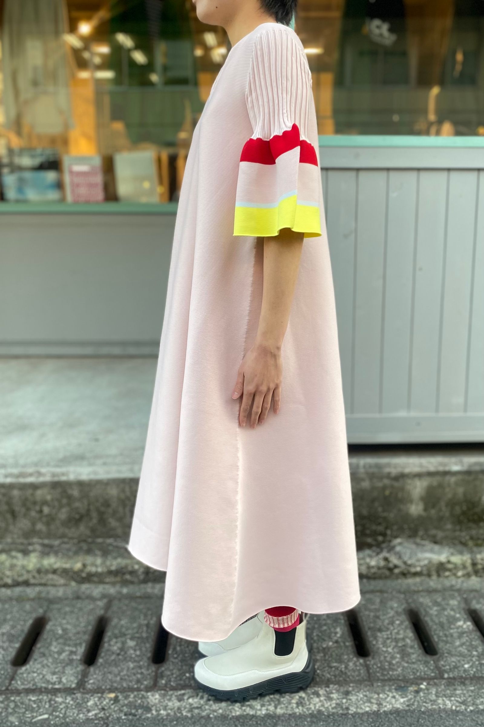 ファッションなデザイン CFCL pottery kaftan 1 light pink multi土日