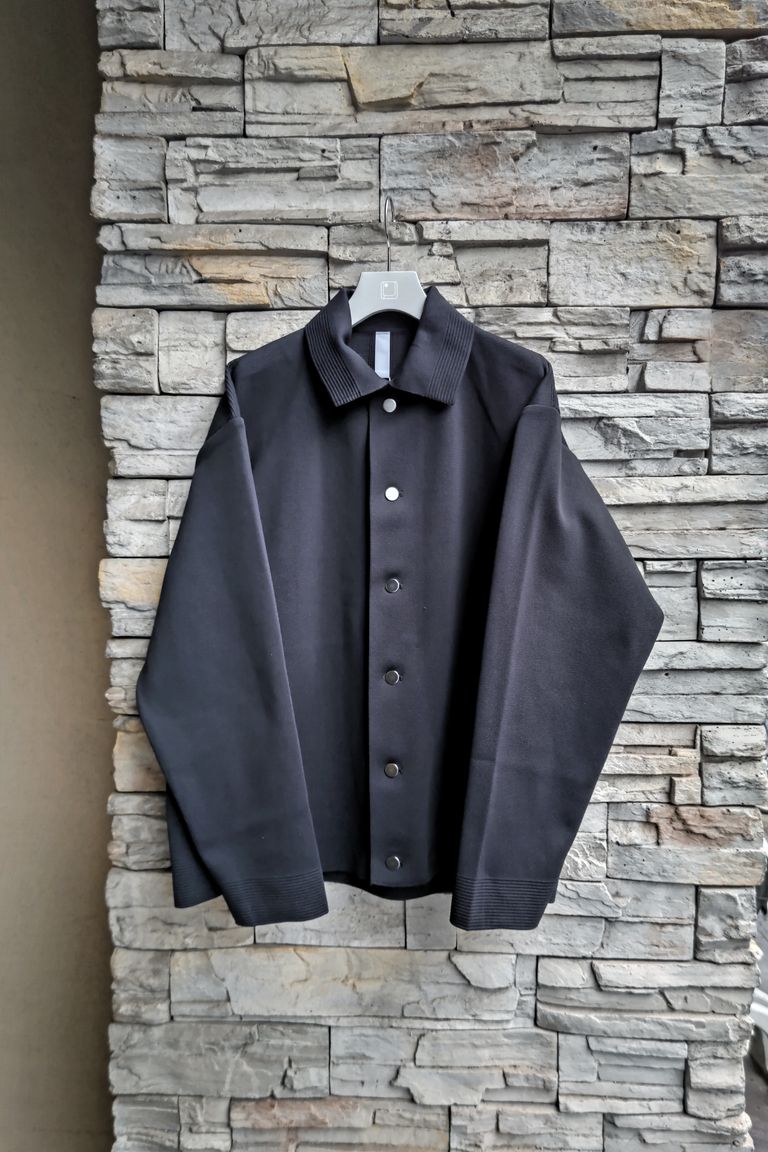 CFCL - MILAN RIB SHIRT JACKET -black- 23aw men | asterisk 