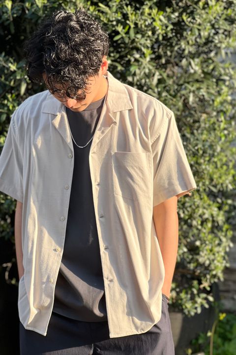 半袖シャツでラフなstyle / wewill