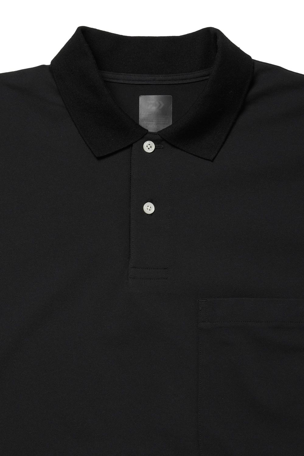 DAIWA PIER39 - tech polo shirts l/s -black- 23ss men | asterisk
